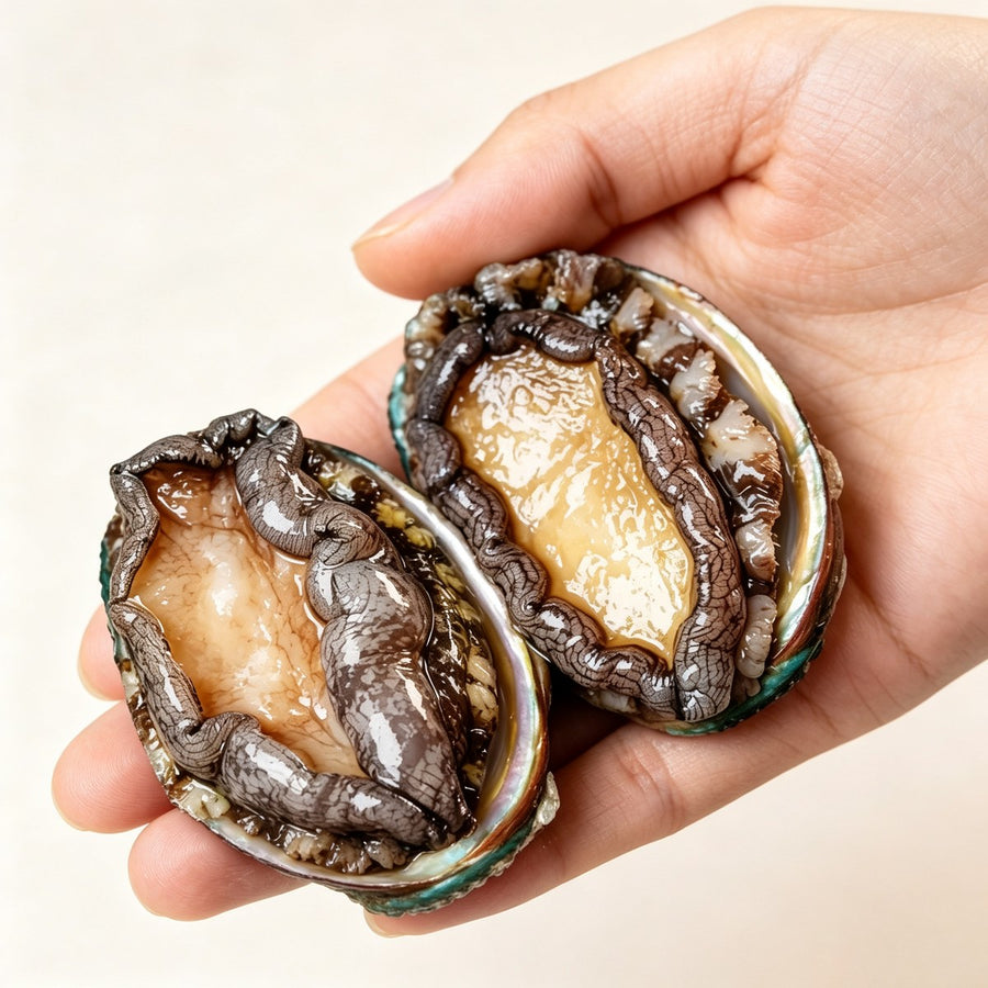 Abalone, sliced and seared